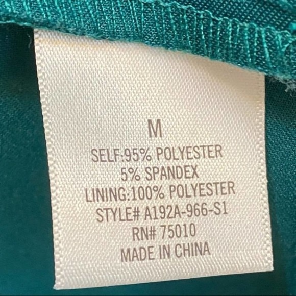 Francesca’s Hope Women's Green Short Sleeve Crochet Trim A-Line Dress M - Picture 8 of 11